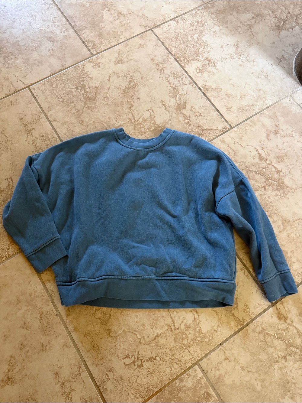 MWL by Madewell blue xs crop sweatshirt